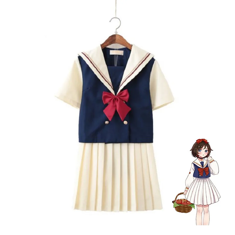 Японская Корейская школьная форма для девочек аниме косплей костюм моряка с