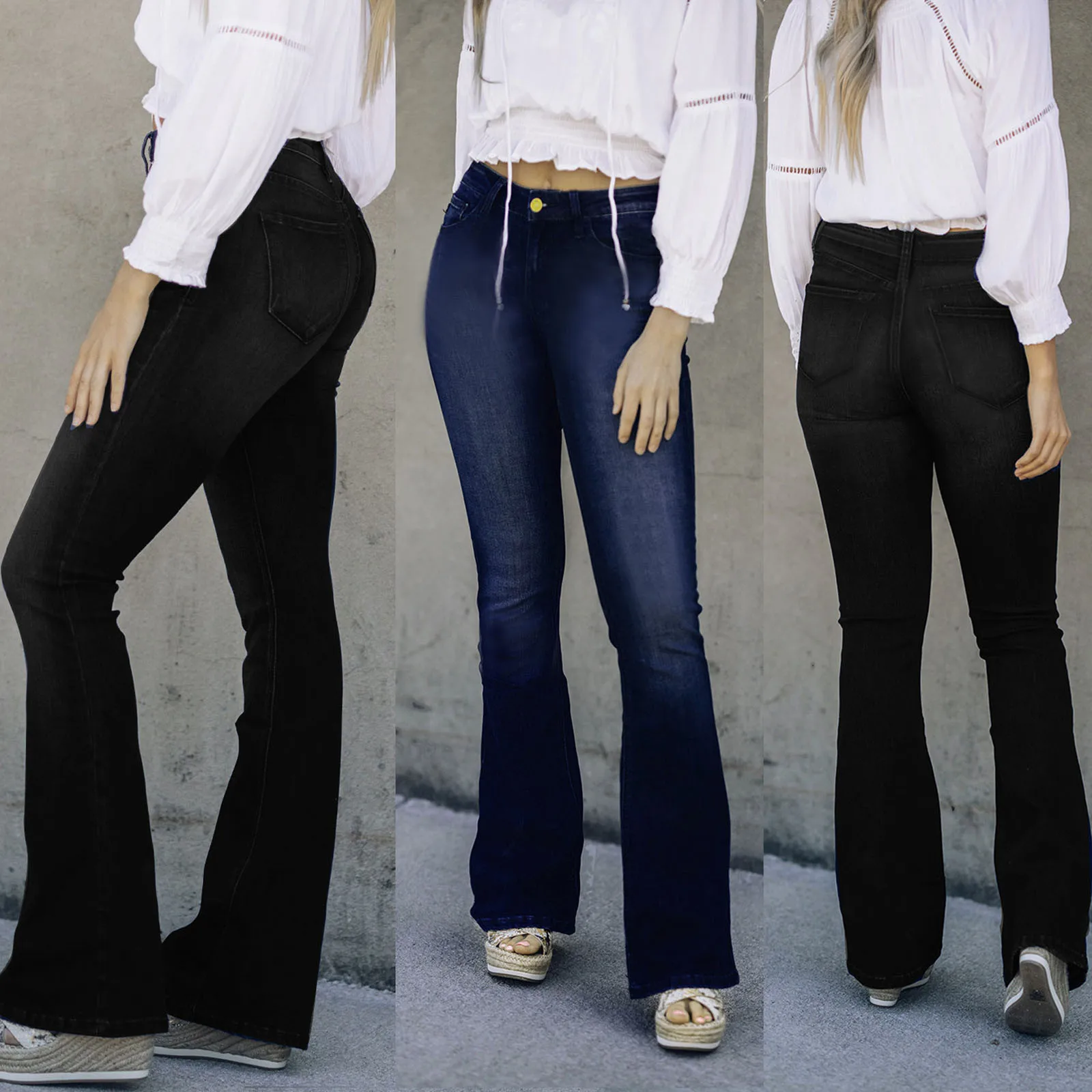 

Женские брюки, прямые джинсы с завышенной талией, облегающие свободные брюки, повседневные потертые джинсы с карманами для мам, брюки, женск...