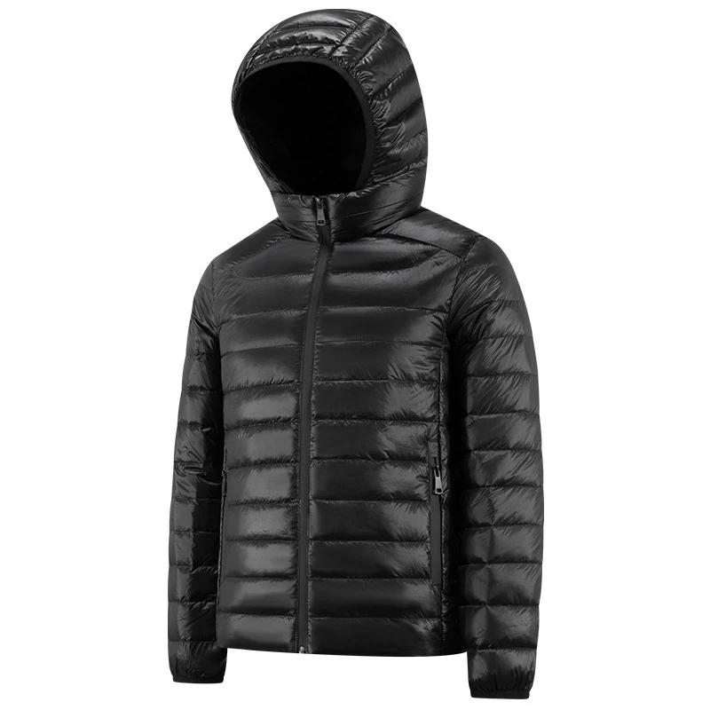 

2021 New Casual Lightweight Couples Jacket Waterproof Hooded Lovers' Down Coat