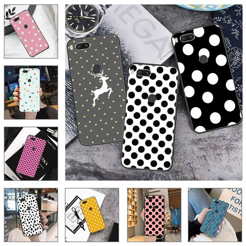 

Art Polka Dot Phone Case For Xiaomi Mi Redmi Note 8T 9T 9S 9A 10 7 8 9 Lite pro