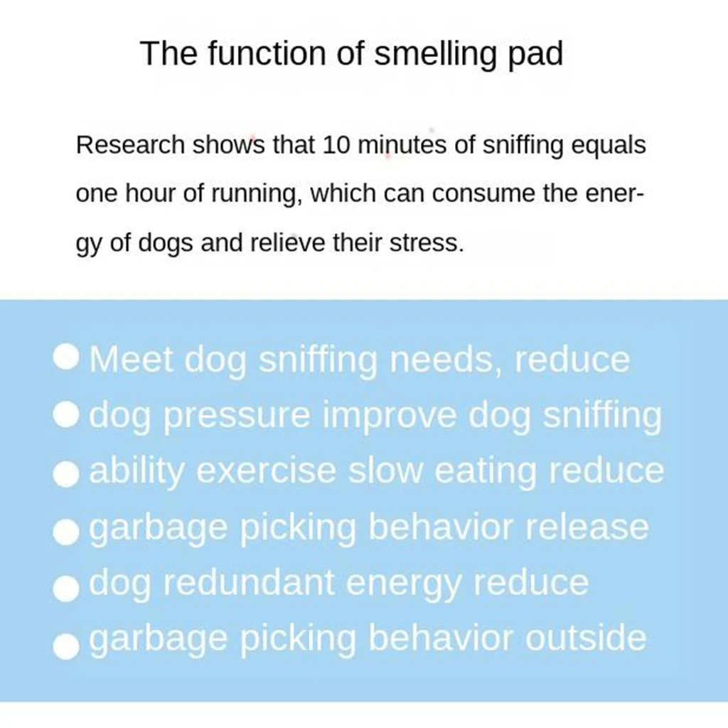 Мягкий нюхательный коврик для собак тренировочное одеяло домашних животных носа
