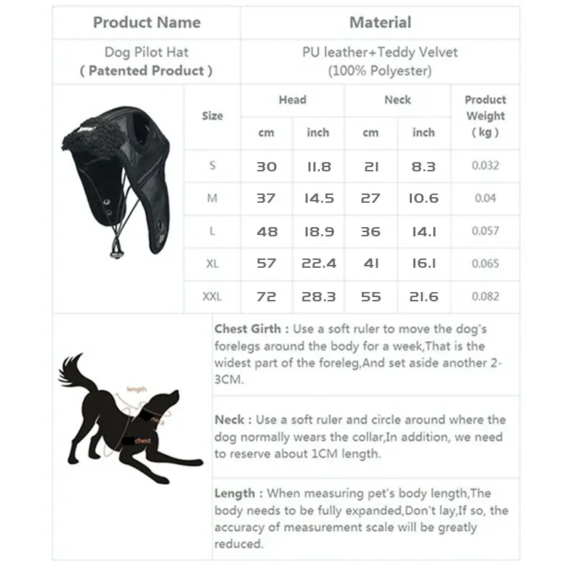Новая осенне зимняя теплая ветрозащитная шапка пилот для собак кожаный материал