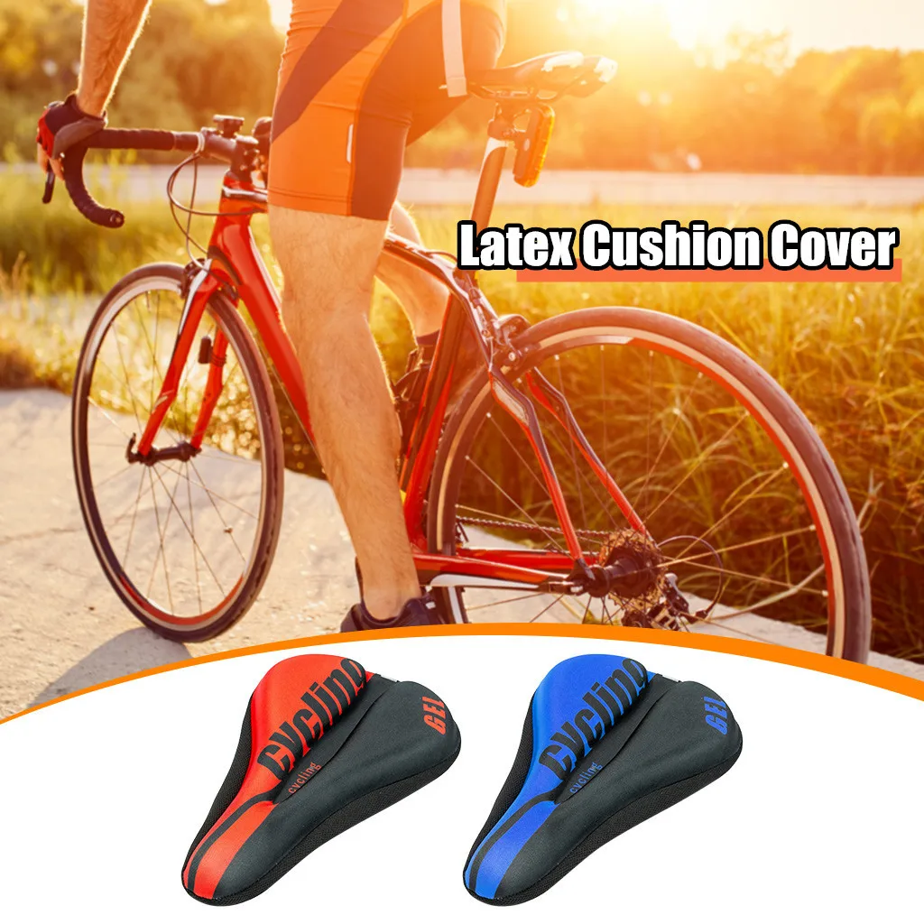 

Mountain Bicycle Saddle Soft Bike Seat Cover Comfort Soft cycling Gel Pad Cushion Saddle Seat Cover for Bicycle Bike Accessori