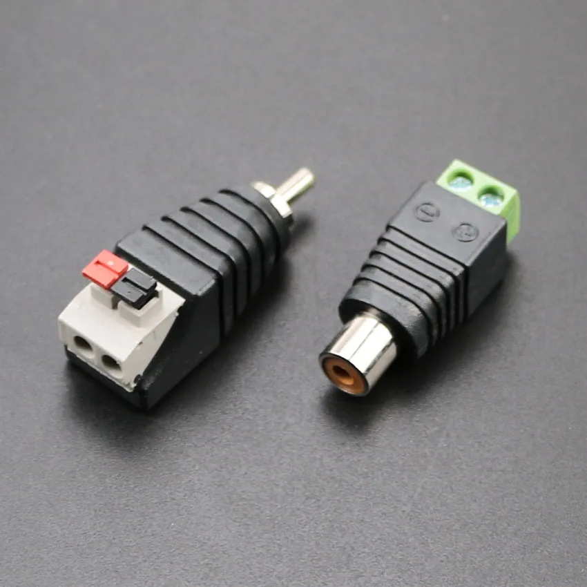 YuXi DIY RCA Штекерный разъем провод для динамика Кабельный штекер