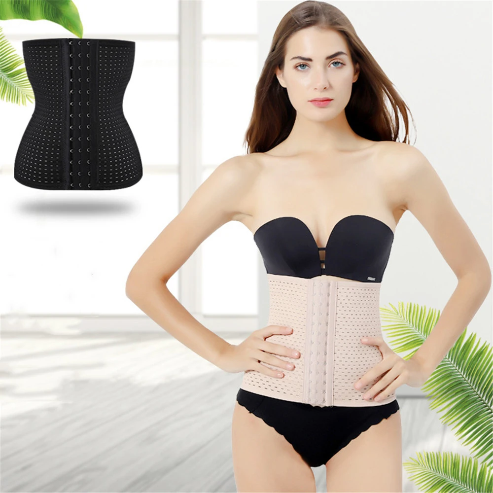 

Women Shapewear Waist Trainer Belt Abdominal Trimmer Shaper Corset Modeling Strap Fat Burning Pregnant Belly Bandage