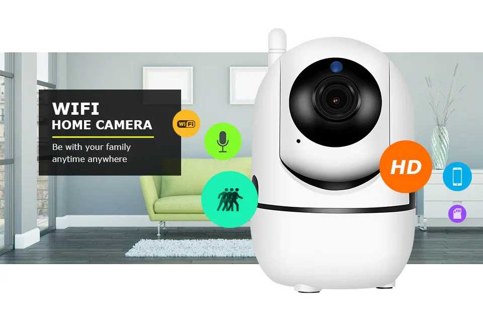 1080P HD IP камера, беспроводная облачная Wifi камера, Смарт авто слежение, домашняя камера видеонаблюдения, CCTV сетевая камера с Wifi