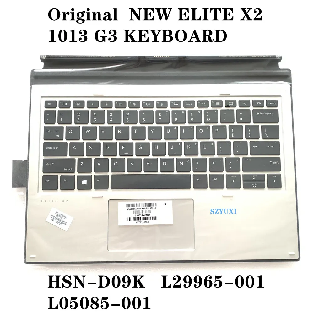 Новый US для HP Elite x2 1013 G3 клавиатура R/M HSN-D09K L29965-001 US