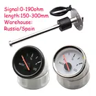 Датчики уровня воды для лодки 0-190 Ом, 52 мм, новый водонепроницаемый индикатор уровня для резервуара для воды, инструмент для определения уровня воды 9-32 В