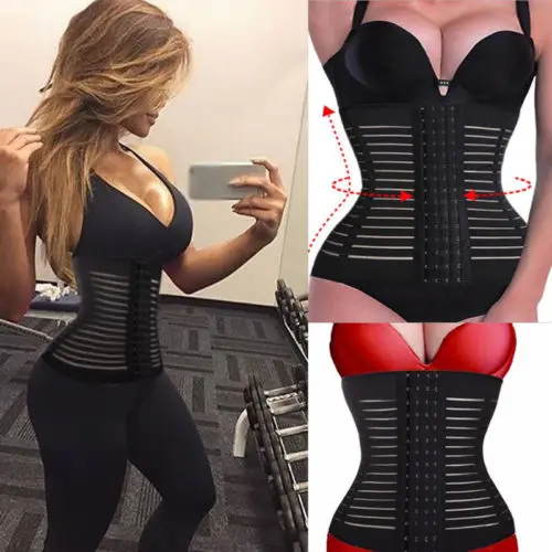 Breathable Shapewear Waist Tummy Girdle Belt Sport Body Shaper FourBuckle Corset | Женская одежда