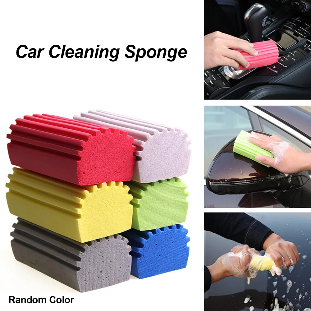 

Car Wash Sponges Handy Cleaning Scrubber Multifunctional Scratch Free PVA Washing Sponge for Car Interior Exterior