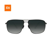 xiaomi mijia classic square sunglasses pro stainless steel frame nylon polarized lens uv protection against oil stains screwless