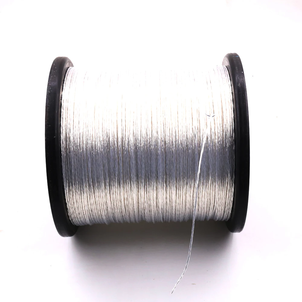 10-1000 м 1 5 мм посеребренный провод OCC высокой чистоты 20AWG для аудио кабель наушников