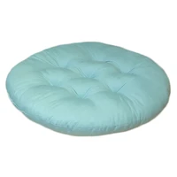 round chair seat cushion simple solid color seat pad soft sponge filling for home office car sofa floor pillow for garden