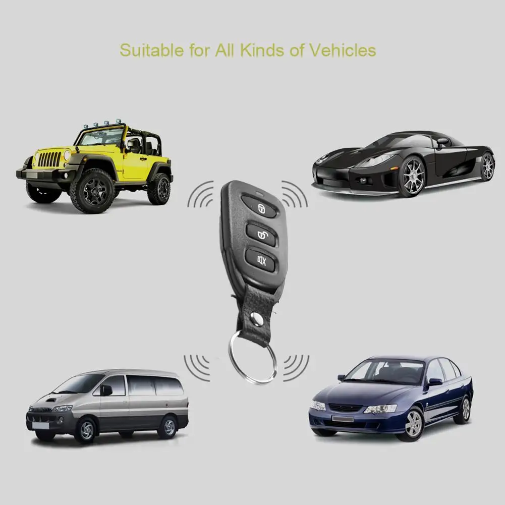 Универсальный 2 шт Автомобильный Центральный замок 2/4 дверной пульт