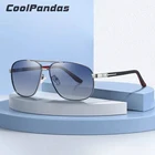 Солнцезащитные очки CoolPandas поляризационные для мужчин и женщин UV-400, классические брендовые квадратные солнечные очки с градиентными линзами, для вождения