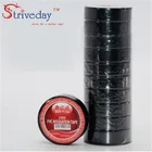 10 шт.Лот, черная электрическая лента 16 мм, ширина 10 м