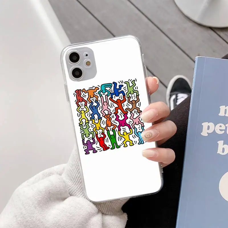 yndfcnb street graffiti phone case for iphone11 12 pro max se 2020 6s 7 8 plus x xs max xr transparent soft silicone cover free global shipping