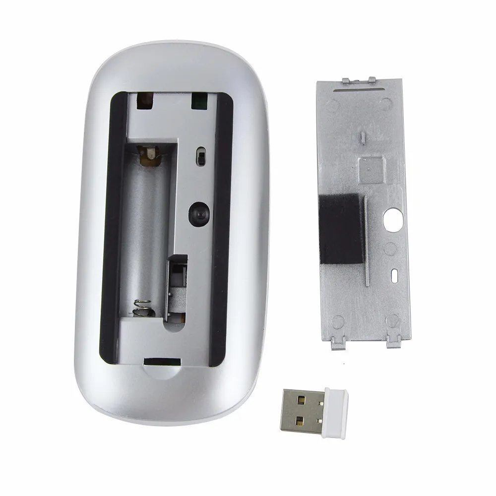 CHUYI ультра тонкая беспроводная сенсорная мышь эргономичная USB оптическая компьютерная мышь 1200 dpi Magic Office Mause для ноутбука Apple Macbook