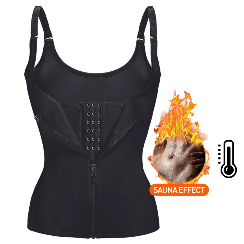 Женский тренировочный неопреновый жилет для похудения корректор фигуры живота