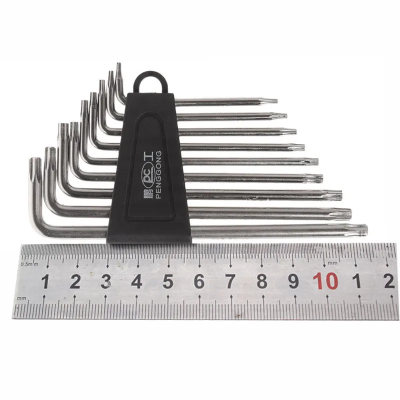 9 Pcs/Set Hex Key Wrench Sets Torx L Shape Kit Metric Professional Multifunctional Screwdriver Repair Hand Tool SetHot | Инструменты