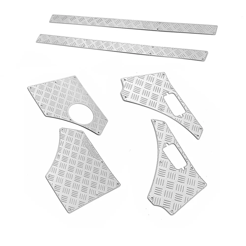 Металлические передние и задние боковые противоскользящие пластины для