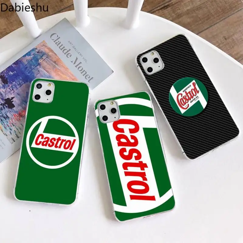 

NBDRUICAI Castrol brand Coque Shell Phone Case for iPhone 11 pro XS MAX 8 7 6 6S Plus X 5S SE 2020 XR cover