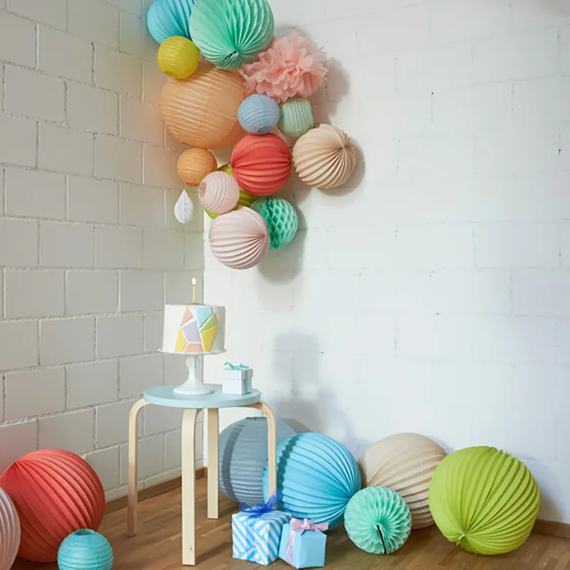 Новинка большой искусственный бумажный арбуз круглый фонарь День Святого