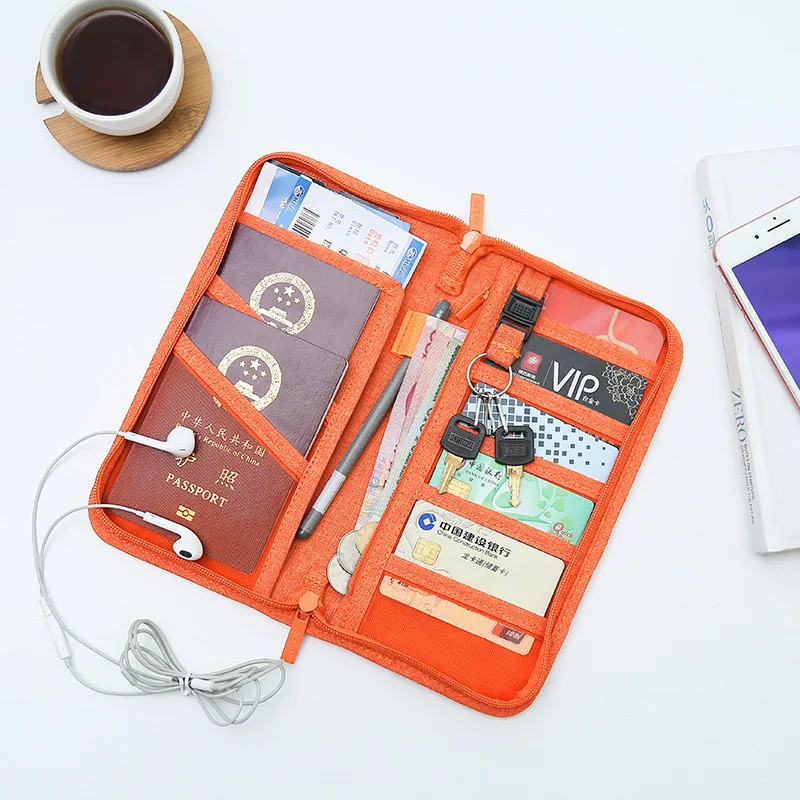 

Multi-Function Passport Holder Travel Abroad Cover Documents Storage Bag