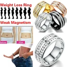 Магнитное медицинское магнитное кольцо для похудения, фитнес-кольцо для снижения веса, стимулирующее точечные кольца из галловых камней, инструменты для похудения