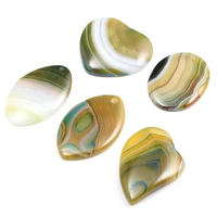 new 1 piece agates pendants irregular shape natural stone pendants charms for jewelry making necklace