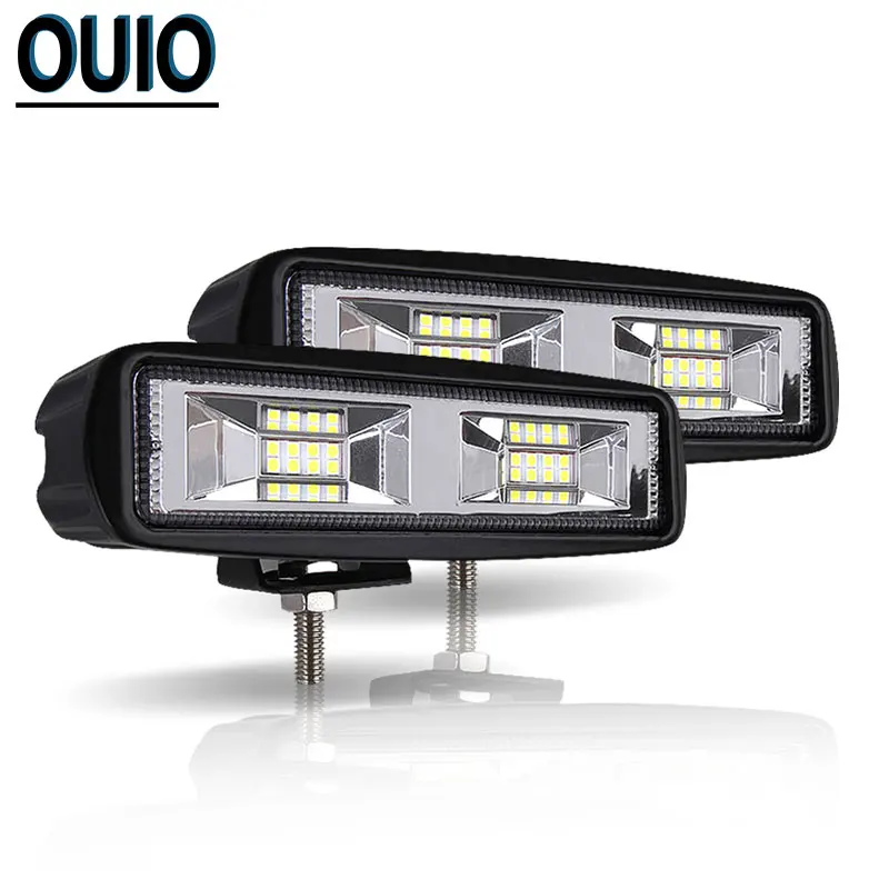 Машинка для стрижки 48 Вт 6 дюймов внедорожных Работ Светильник брусок 12В