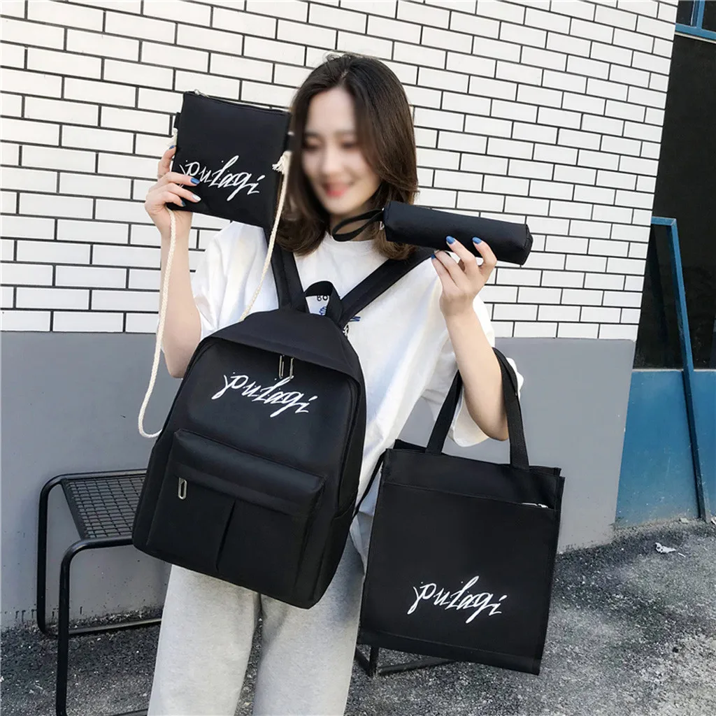 Женские сумки MOLAVE Модный женский Рюкзак Студенческая сумка четырехкомпонентные