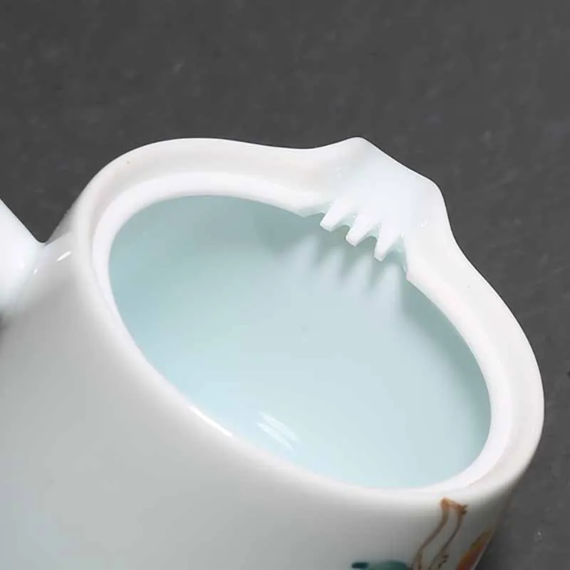 Маленький керамический чайник ручной росписи 160 мл | Дом и сад