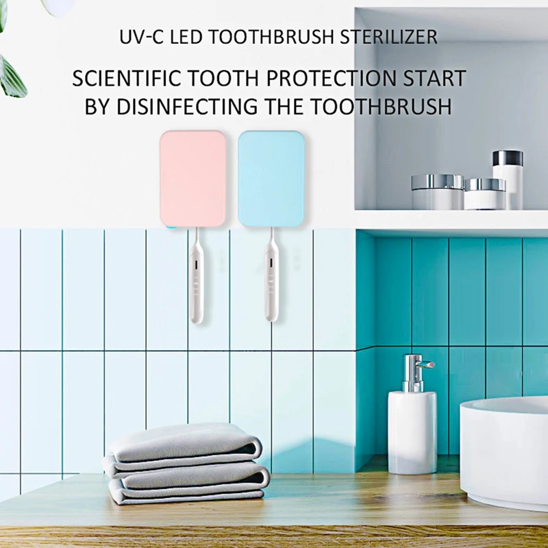

UVC-LED Ultraviolet Toothbrush Holder Disinfection Tool Automatic Toothpaste Dispenser Holder Cleaner