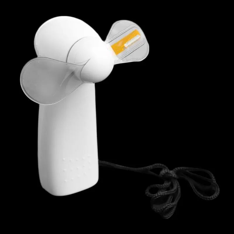 Портативный портативный вентилятор охлаждения цветной светодиодный мини