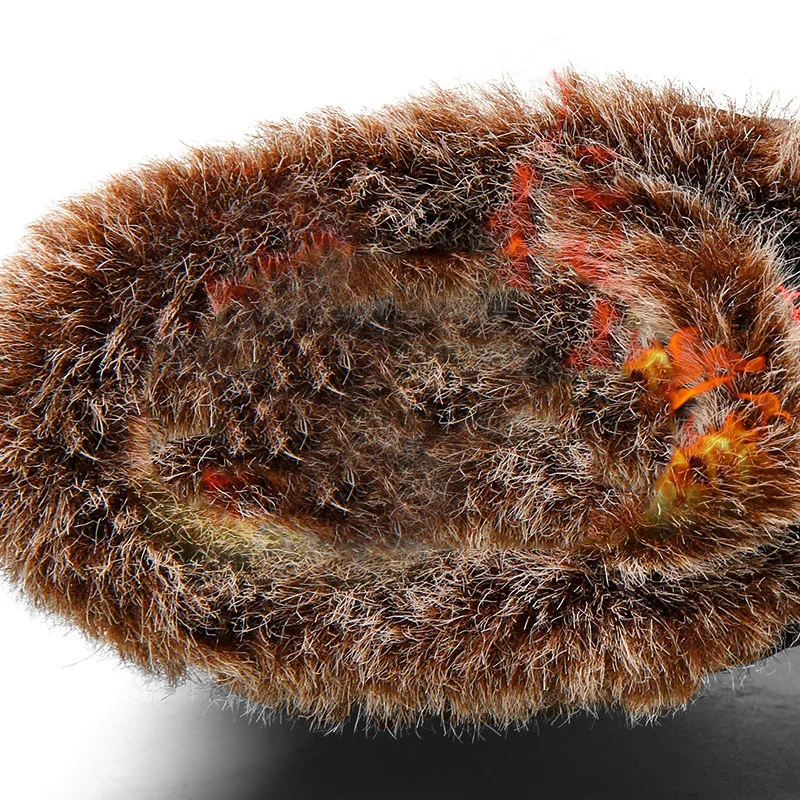 

2019 Genuine Leather Winter Shoes Men Boots Casual Man Snow Boots Warm Fur Shoes Cold Winter Men Ankle Boots Male Shoes A1895