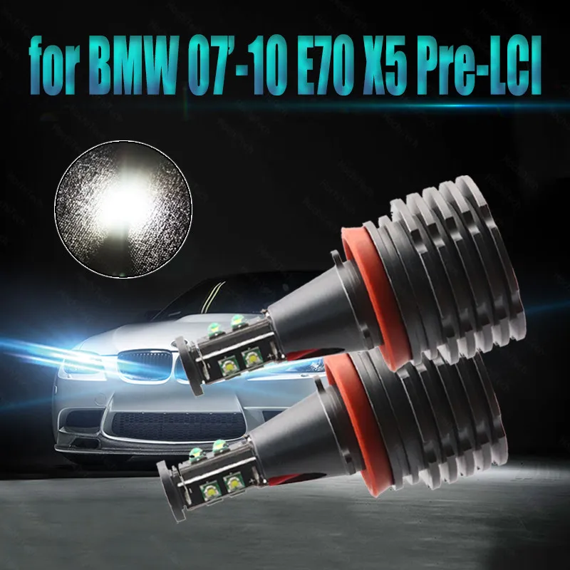 

Ultra Bright Free Error 3-year Warranty LED Marker H8 / H11 for BMW 07'-10 X Series E70 X5 (Pre-LCI) LED Angel Eyes Marker 160W