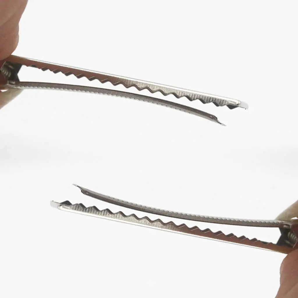 Lvcky металлические зажимы для волос из крокодиловой кожи аллигатора заколки