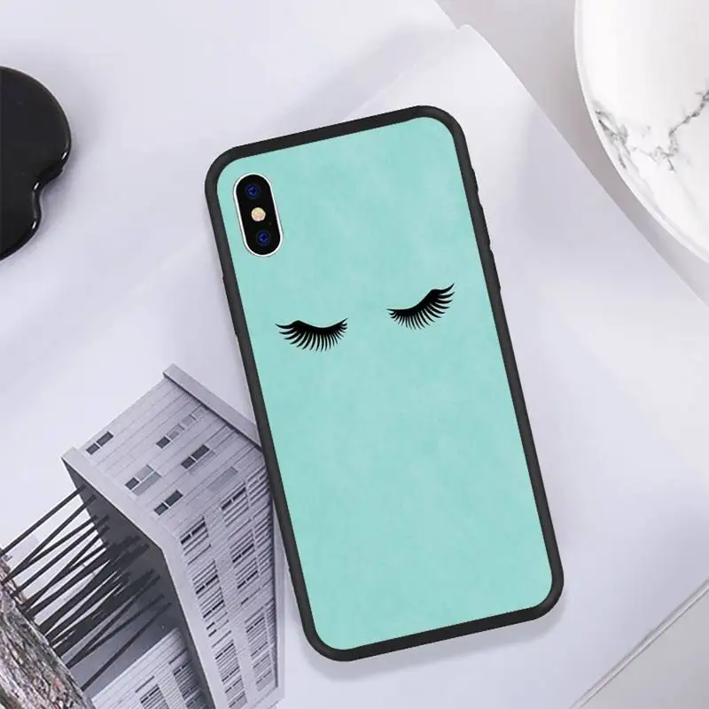 

Blue Hepburn Phone Case For IPhone 11 12 Pro Max 6 6s 7 8 Plus XS XR 12mini SE 2020 Black Soft TPU Cover Silicone Coque