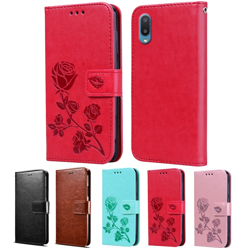 Чехол для Samsung Galaxy M02, чехол-Бумажник для телефона, чехол из искусственной кожи с откидной крышкой, чехол для бизнеса, чехол для Samsung M02, SM-M022F, защита для телефона