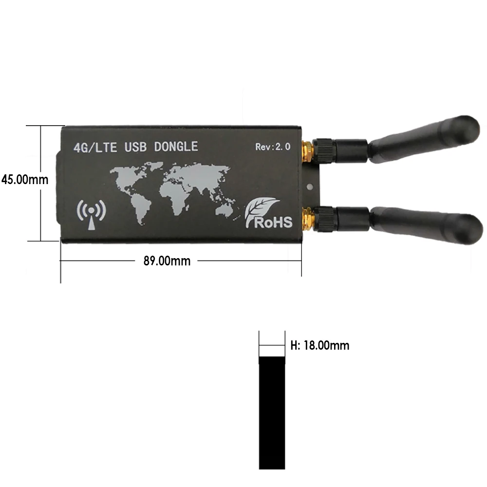4G LTE Dongle с гнездом для SIM карты FDD EG25 G глобальная версия промышленный мини PCIe USB(Type C)