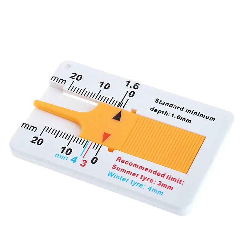 

2022 New 1Pc New Tyre Tread Depth Gauge Car Motorcycle Trailer Wheel Measure Tool