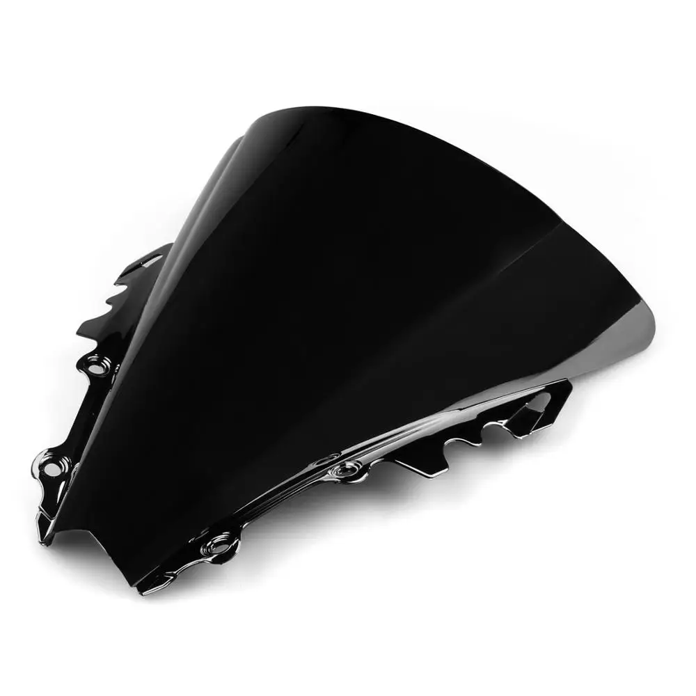 Ветровое стекло ZXMT ветровое ветрозащитный дым двойной пузырь YZF R6 2006 2007 черный