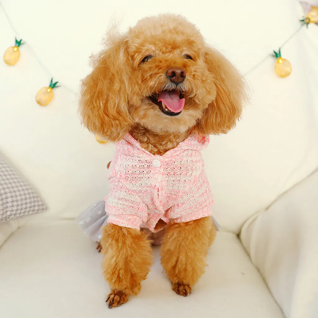 Толстовка с капюшоном для собак из мультфильма зимняя одежда пальто куртка