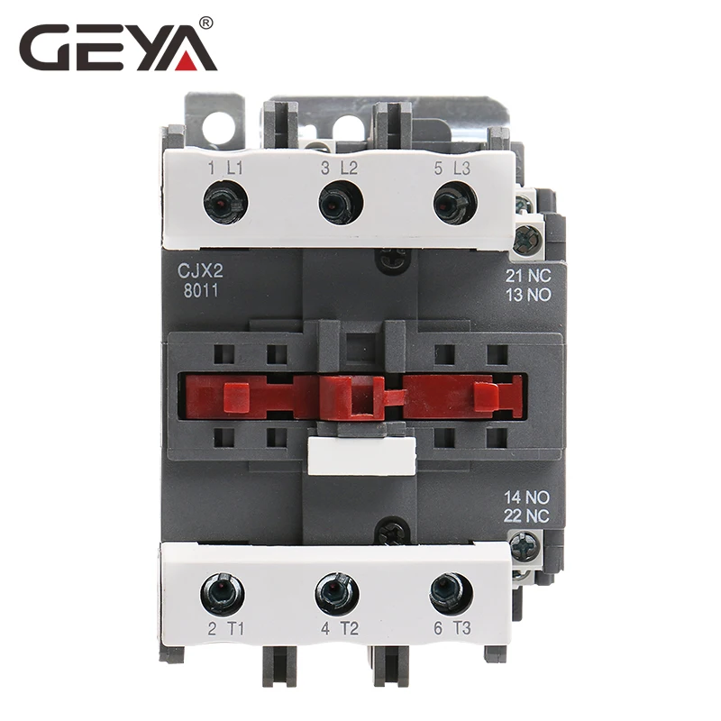 GEYA CJX2-8011 9511 магнитный контактор переменного тока 80A 95A промышленный электрический