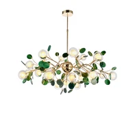 g4 led glass agate colorized tree of hope lustre chandelier lighting lamparas de techo for foyer bedroom