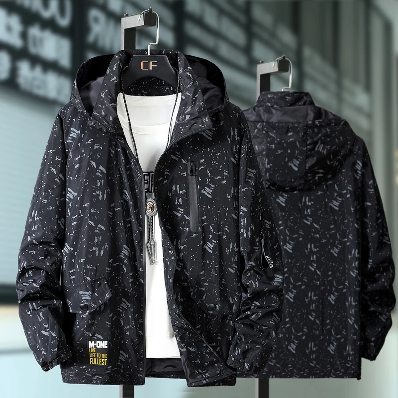 10XL 9XL 8XL 7XL 6XL телефон весна осень Мужская Повседневная Уличная одежда с капюшоном