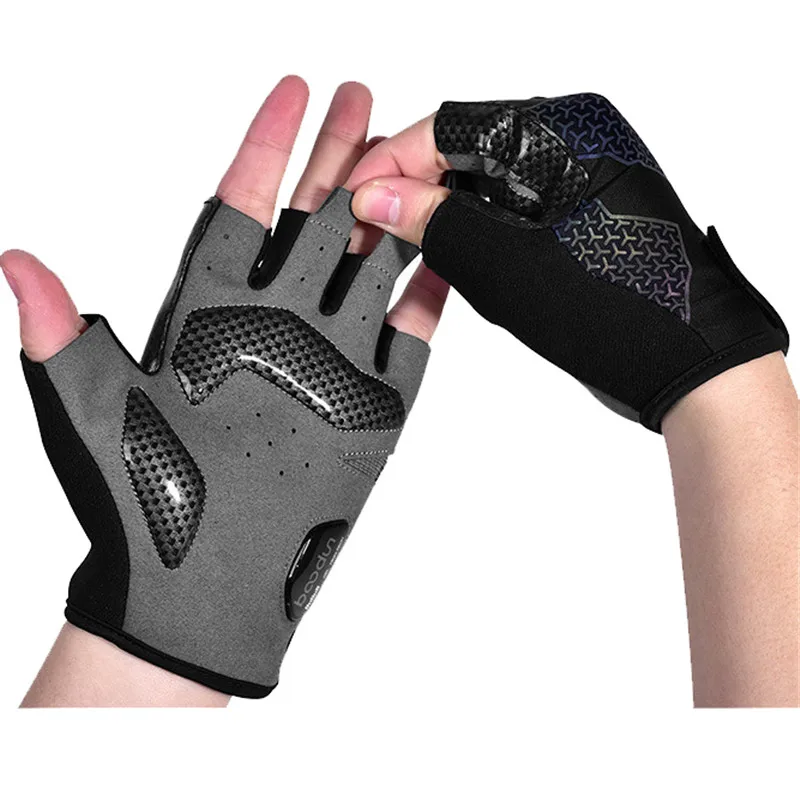 Перчатки мужские мотоциклетные дышащие митенки с открытыми пальцами летние |