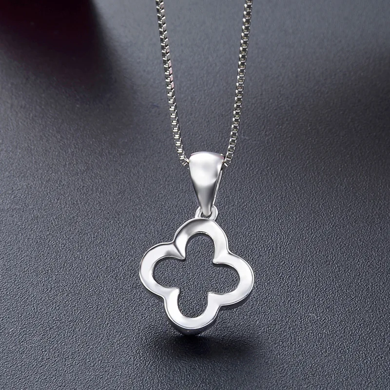 

Korea fashion clover pendant s925 sterling silver ladies creative jewelry