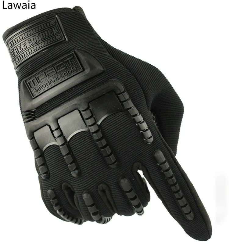 Lawaia Cycling Gloves Long Full Finger Tactical Male Winter Men Glove Shooting Hunting Climbing Riding | Спорт и развлечения